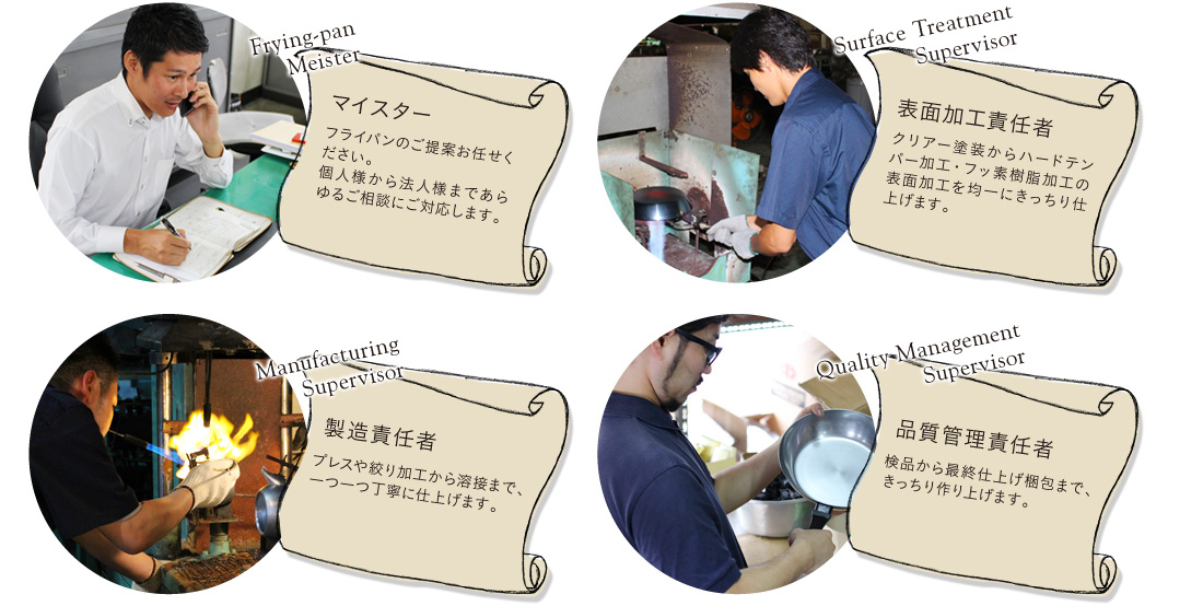 さまざまな職人達